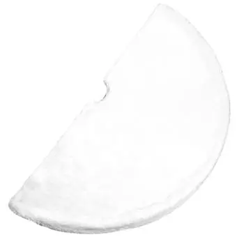 Белая юбка для елки 140 см, плюшевая основа для праздничной елки, украшение для семейного сбора, праздничной вечеринки