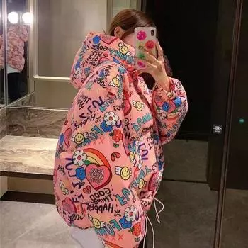 Белая утка, модное осенне-зимнее новое повседневное короткое пальто, женская рабочая одежда, тонкие пальто One Size