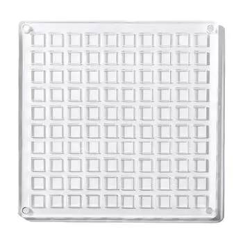 Белая витрина для ракушек, стиль 1, прозрачная акриловая коробка с 36 ячейками, органайзер для хранения ювелирных изделий и бусин