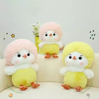 Белая/желтая плюшевая игрушка цыпленок мягкие игрушки петух плюшевые цыплята кукольный декор комнаты жёлтый