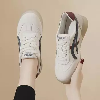 Белая женская обувь из натуральной кожи - весна/осень 2024 г., легкая, нескользящая, мягкая подошва, модная, повседневная обувь для путешествий 37