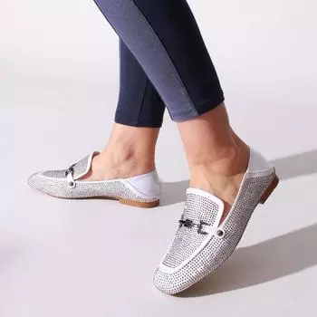 Белая женская повседневная обувь Textil Stone