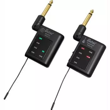 Belcat Беспроводная система Передатчик Приемник Перезаряжаемый TWINS Гитара/Бас и G&A