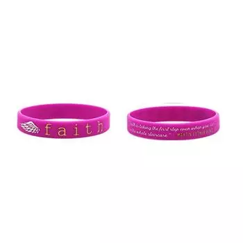 Believe Courage Dream Motivational Silicone Wristbands Inspirational Bracelet Rubber Wristbands D
