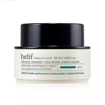 Belif Stress Shooter Cica Ночной крем восстанавливающий, 50 мл, 1 шт. 1 PCS