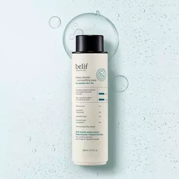 belif Stress Shooter Cica Soothing Toner 200мл, корейская косметика