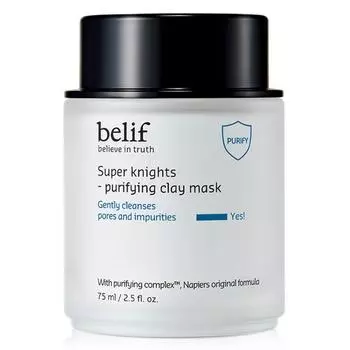 Belif Super Knights Глиняная маска 75мл, 1 уп, 1 шт. 1 PCS