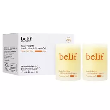 Belif Super Knights Multivitamin Lip Serin 15мл x 2шт набор, разные цвета, 1 комплект