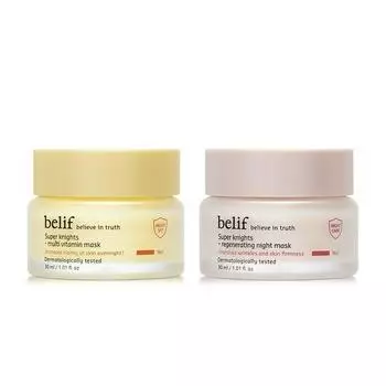 belif Super Nights Регенерирующая ночная/мультивитаминная маска 30 мл (2 типа, выберите 1) Multi Vitamin Mask 30ml