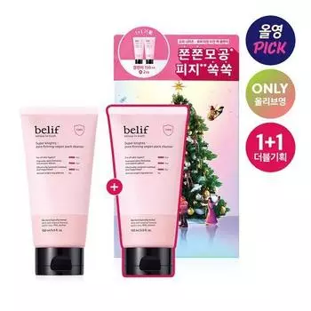 Belif Super Nights Vegan Pack Cleanser 150ml Holiday Special/Single Item [Plan] Pore Firming 150ml+150ml