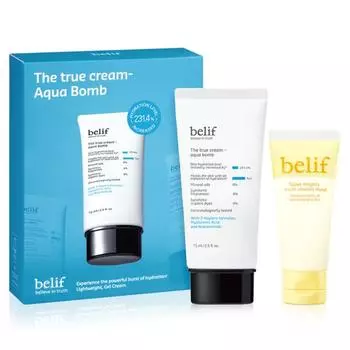 Belif The True Cream Aqua Balm 75 мл + Мультивитаминная маска 35 мл Набор