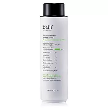 belif Тоник с экстрактом бергамота, 200 мл, 1 шт.