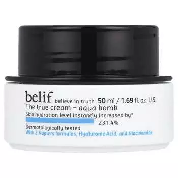 belif, True Cream - Aqua Balm, 1,69 жидких унций (50 мл)
