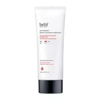 Belif UV Protector Leisure Sports Водостойкий солнцезащитный крем SPF50+ PA++++, 80 мл, 1 шт.