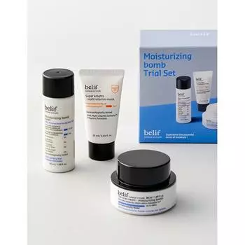 belif Увлажняющий бальзам 30 мл пробный набор + 50 мл тоник + 25 мл витаминная маска