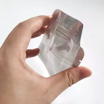 Belinlen 100 штук прозрачная алюминиевая водонепроницаемая и герметичная упаковка на молнии подходит для кофе мелкие предметы 7 x 10 мешок, влагонепроницаемый мешок, мешок,