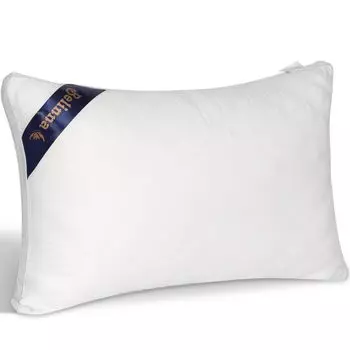 Belinna No Neck Регулируемая подушка Luxury Hotel Memory Foam 43 Хороший сон Спящая шея Совместима с белой подушкой, Подушка, Боль, Моющаяся, Высота, белый