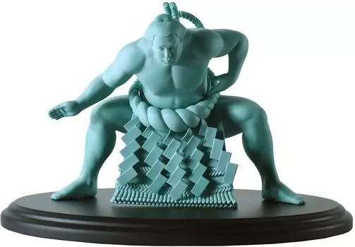 Bell Fine 58th Yokozuna Chiyonofuji Patina Specification Model Scale Polystone Painted Complete Figure 1/8