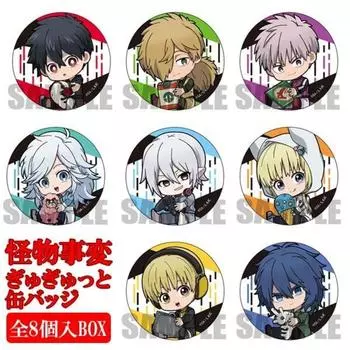 Bell House Bell House Monster Incident Все 8 коробок с значками из банки Кюто для Японии