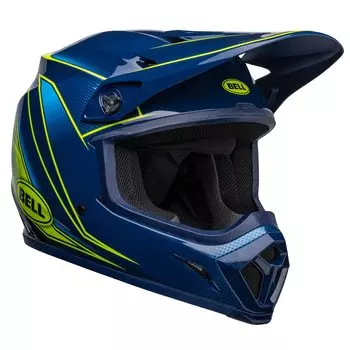 BELL MIPS Zone XXL SG 7150273 Шлем MX-9, Темно-синий/Сетчатка, (63-64 см), Стандартный/Безопасный для дорог/Одобренный MFJ, Квалифицированный для гонок,