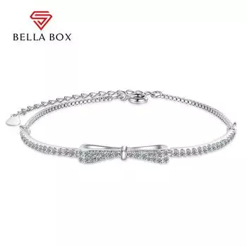 BELLA BOX Браслет с бантом, ювелирные изделия, свадебная вечеринка, оптовая продажа, подарок