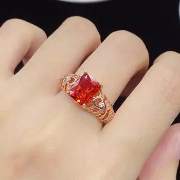 BELLA BOX Fenda Zircon Network Red Live, новый продукт, полый комплект для темперамента с открытым кольцом из розового золота 18 карат для женщин Adjustable Opening розового золота