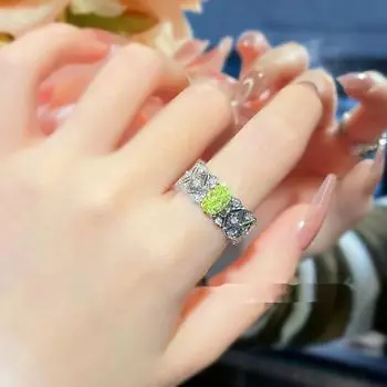 BELLA BOX Французский легкий роскошный регулируемый циркониевый циркон с огранкой в виде ледяного цветка, подходит для женских свадебных вечеринок, ювелирные изделия высокого класса Adjustable Opening