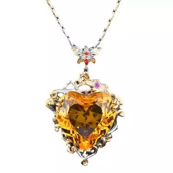 BELLA BOX Итальянский плетеный узор, резьба по золоту, резка птичьего гнезда, разноцветный кулон из камня Fanta, подходящий для женской повседневной вечеринки, модные украшения синий