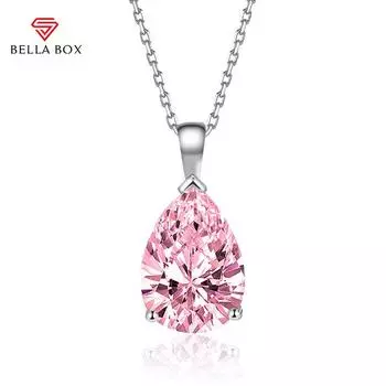 BELLA BOX капля воды грушевидная форма кулон ожерелье несколько цветов модные свадебные помолвочные украшения синий