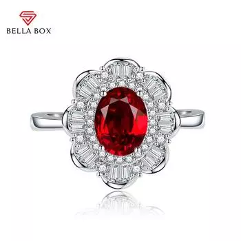 BELLA BOX классические четыре зубца открывающиеся кольца изменяемого размера для женщин циркон помолвка ювелирные украшения подарок Adjustable Opening зелёный