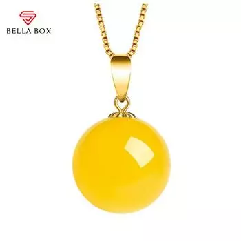 Bella Box классический темперамент круглый кулон с цирконом женская цепочка на ключицу свадебные ювелирные украшения зелёный