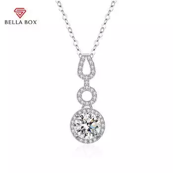 BELLA BOX кулон ожерелье несколько цветов модные свадебные помолвочные украшения розовый