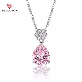 BELLA BOX кулон ожерелье несколько цветов модные свадебные помолвочные украшения синий