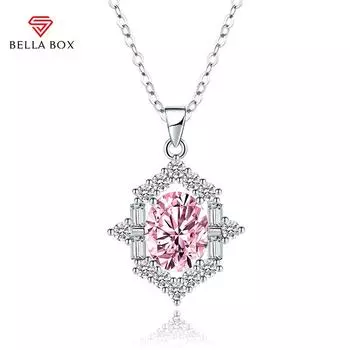 BELLA BOX кулон в форме яйца, многоцветное модное свадебное обручальное ювелирное изделие зелёный