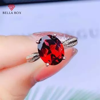 Bella Box Модные кольца в форме яйца красного цвета с темпераментом на палец для женщин. Простые стильные кольца для девочек. Танцевальная вечеринка. Повседневная одежда. Универсальные женские украшения. Adjustable Opening белого золота/красный