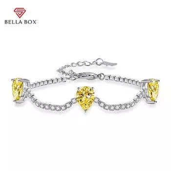 BELLA BOX Модные женские браслеты Классические браслеты Свадебные украшения для помолвки розовый