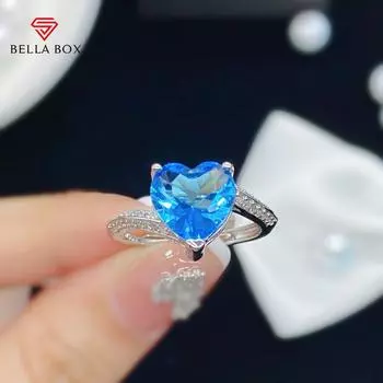 Bella Box Новые персонализированные открывающиеся кольца тепловой формы для женщин с цирконом, свадебные, помолвочные, вечерние, изысканные нежные ювелирные изделия, подарок розовый/белого золота