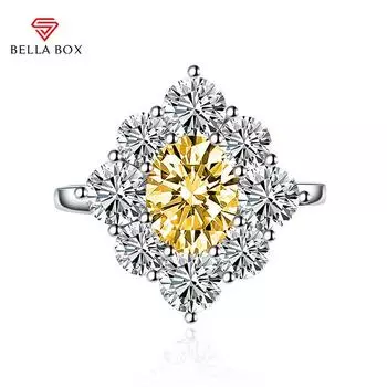 BELLA BOX открывающиеся кольца изменяемого размера для женщин с цирконом, ювелирные изделия для помолвки, подарок Adjustable Opening зелёный