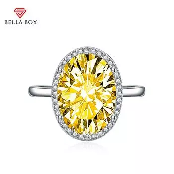 BELLA BOX открывающиеся кольца изменяемого размера для женщин с цирконом, ювелирные изделия для помолвки, подарок Adjustable Opening зелёный