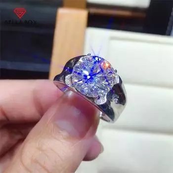 Bella Box, простое темпераментное квадратное белое кольцо для женщин, очаровательное кольцо на свадьбу, помолвку, изящные ювелирные изделия, новые модные Adjustable Opening белый