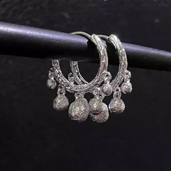 BELLA BOX Ретро-модные серьги-клипсы с кисточками в виде метеорита Happy Planet, подходящие для повседневной женской вечеринки, модные ювелирные изделия белый