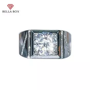 BELLA BOX Роскошные открытые кольца с квадратным белым цирконом, ювелирные изделия для помолвки и юбилея Resizable сакраменто государство зеленый