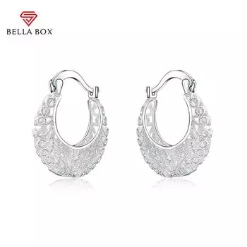 BELLA BOX темперамент U-образные серьги-кольца для женщин модные аксессуары свадебные украшения для помолвки и вечеринки