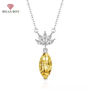 BELLA BOX темпераментное ожерелье с подвеской, многоцветное модное свадебное обручальное ювелирное изделие синий