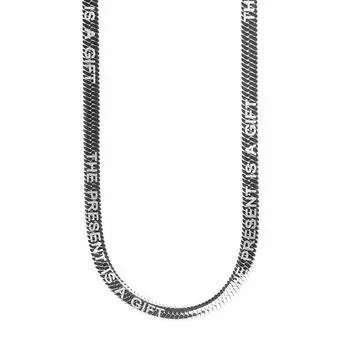 BELLA BOX Trend Hip Hop Vegan Chain Laser Letched Blade ожерелье для мужчин на каждый день модные украшения для вечеринок