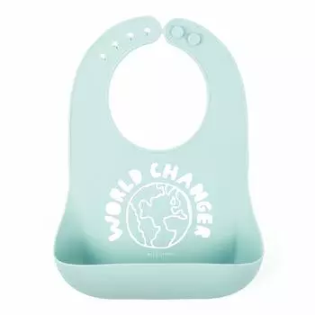 Bella Tunno The Wonder Bib Baby Eating Apron Eating Bib Drool (World Changer)
