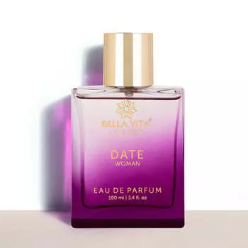 Bella Vita Luxury Date Eau De Parfum Духи для женщин с розовым перцем, красными фруктами и жасмином | Фруктово-пряный стойкий аромат EDP, 100 мл