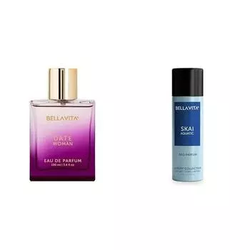 Bella Vita Luxury Date Woman Eau De Parfum SKAI AQUATIC No Gas Deodorant Body Parfum для мужчин с бергамотом, ананасом, лавандой