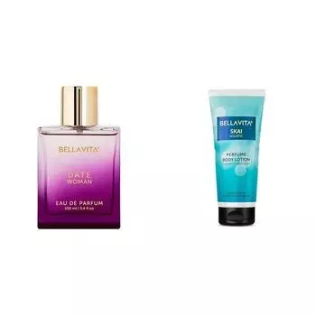 Bella Vita Luxury Date Woman Eau De Parfum Skai Aquatic Perfume Body Lotion для питания, увлажнения, мягкости, эластичности, 200 мл