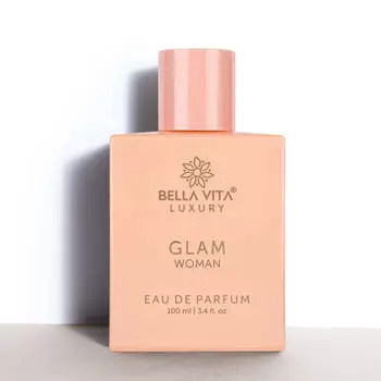 Bella Vita Luxury GLAM Woman Eau De Parfum Парфюм для нее с белым медом и кедром из Вирджинии|Стойкий цветочный аромат EDP для женщин, 100 мл